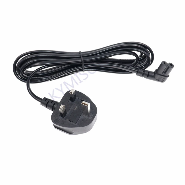 Cable de alimentación Cable de alimentación Cable de enchufe europeo Cable  IEC de 3 pines para PC, monitor, impresora, PS3 / PS4 Pro, escáner, TV  Zhivalor 2035453-1