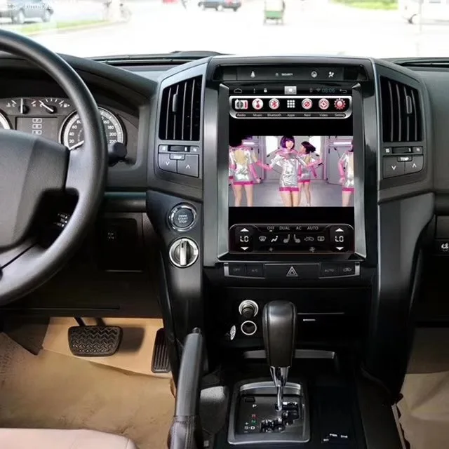 IPS 2G 12 1 дюймов Android 6 01 автомобильное аудио для Toyota Land Cruiser 200 Landcruiser головное