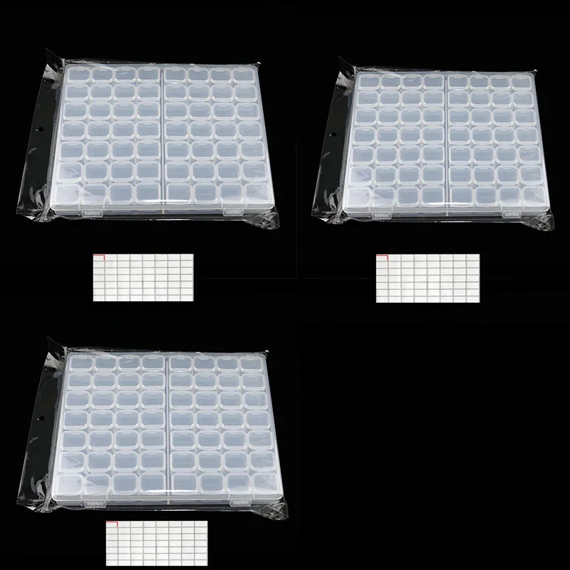 168 box stickers 56/28 слотов алмазные аксессуары для рисования коробка, алмазная картина 5d держатель для хранения, broderie Диамант, чехол для вышивки крестом Швейные Инструменты - Цвет: 168 box stickers