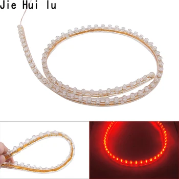 

12V 30cm 45cm 60cm 90cm 120cm 48cm LED Styling LED DRL Strip For Daytime Running Light Motorcycle Decoration Headlight Strip