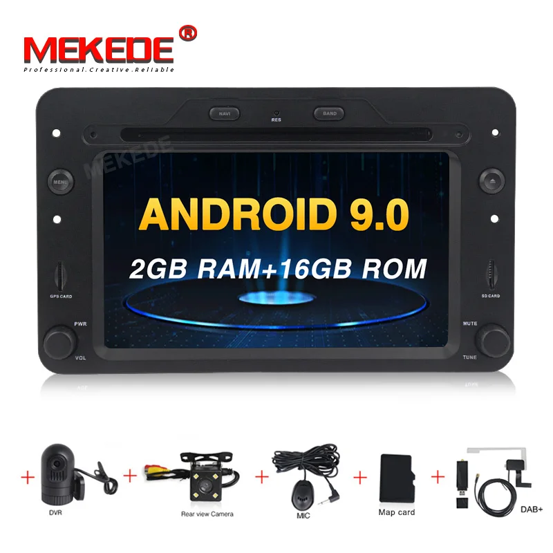 MEKEDE HD PX30 Android 9,0 автомобильный DVD gps для Alfa Romeo spider Alfa Romeo 159 Brera 159 Sportwagon Радио Стерео Автоматическая навигация - Цвет: dvd camera DVR DAB