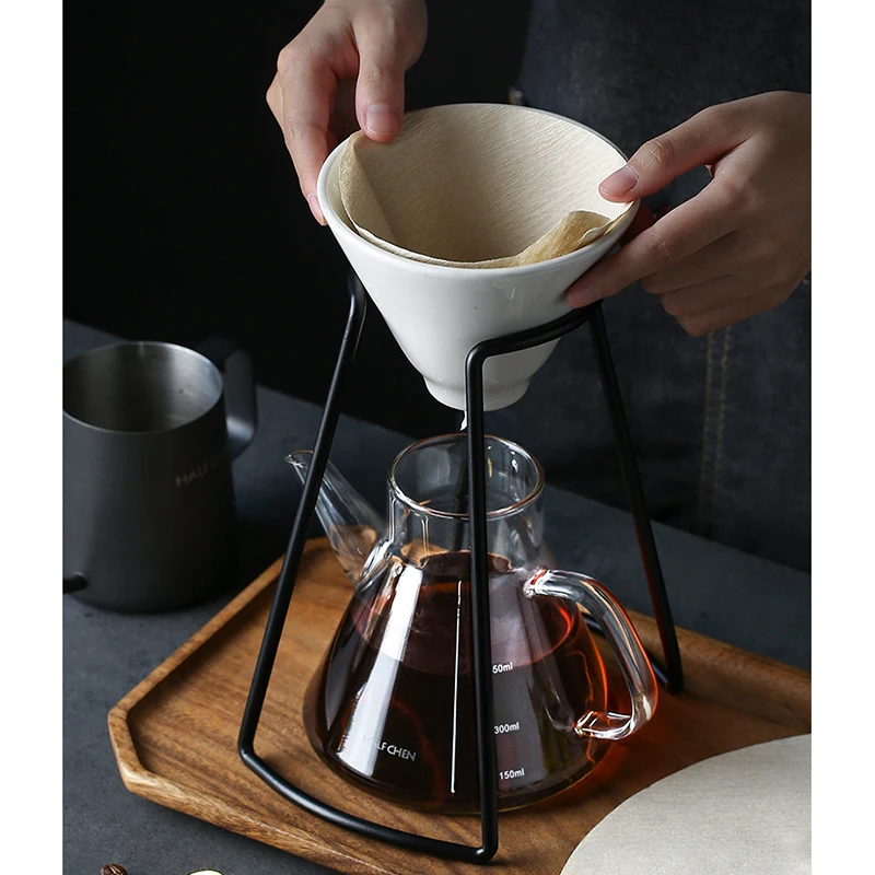 Hand Brewed Drip Pour Over Coffee Brewer Holder Metal V60 Filter Holder