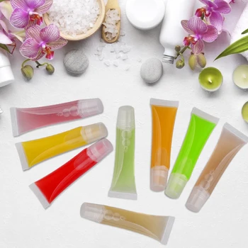 

8ml 20pcs/lot Plastic Empty Lipstick Tube Lip Balm Soft Tube Makeup Squeeze Clear Lip Gloss Container