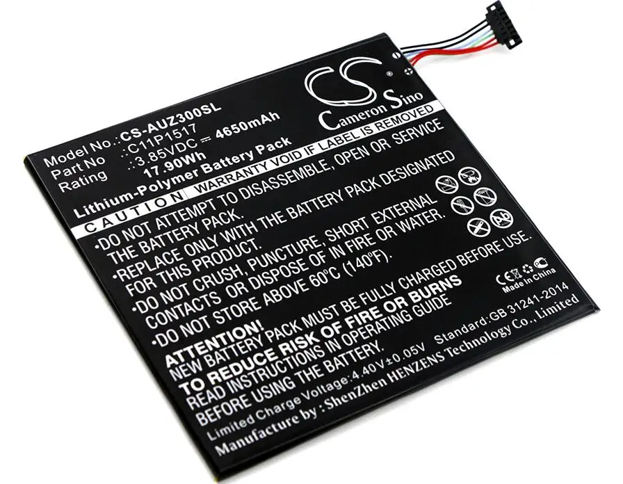 

CameronSino для ASUS Pad ZenPad 10 Z0310M Z300M ZenPad 10 Z300CNL 7,0 P01Z Z300CNL C11P1517 батарея