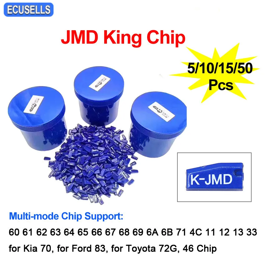 5/10/15/50 шт автомобильные ключи чипы JMD King чип для удобного ребенка для 46/48/4C/4D/G чип для Kia 70 для Ford 83 для Toyota 72 г