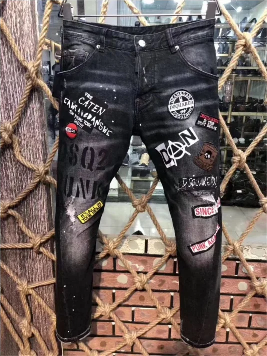 Dsquared2 badge men's and women's jeans 