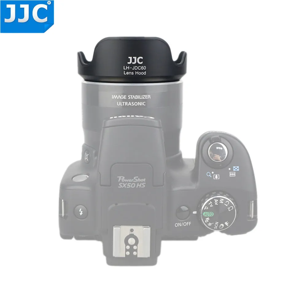 Байонетная бленда JJC для объектива камеры CANON PowerShot SX1 IS/SX10 IS/SX20 IS/SX30 IS/SX40 IS/SX50 HS