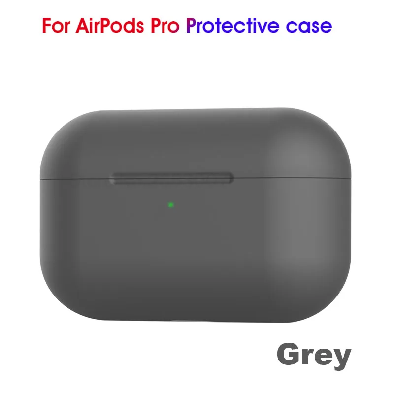 10 Цветной матовый мягкий чехол для Airpods Pro Чехол для Apple Airpods Pro Чехол для наушников для Airpod Pro 3 защитный чехол Аксессуары - Цвет: 10