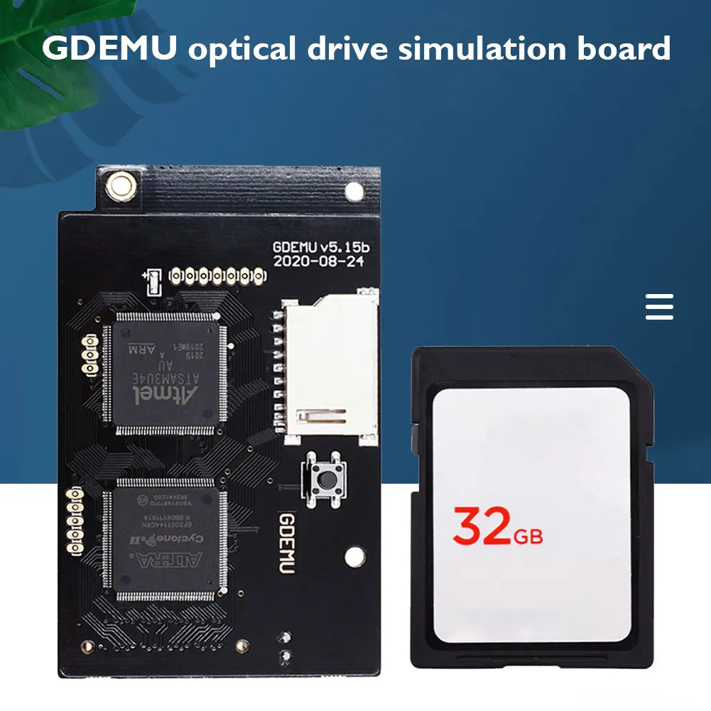 Optical Drive Simulation Board Replacement For Dc Gdemu Gdi Cdi Sega