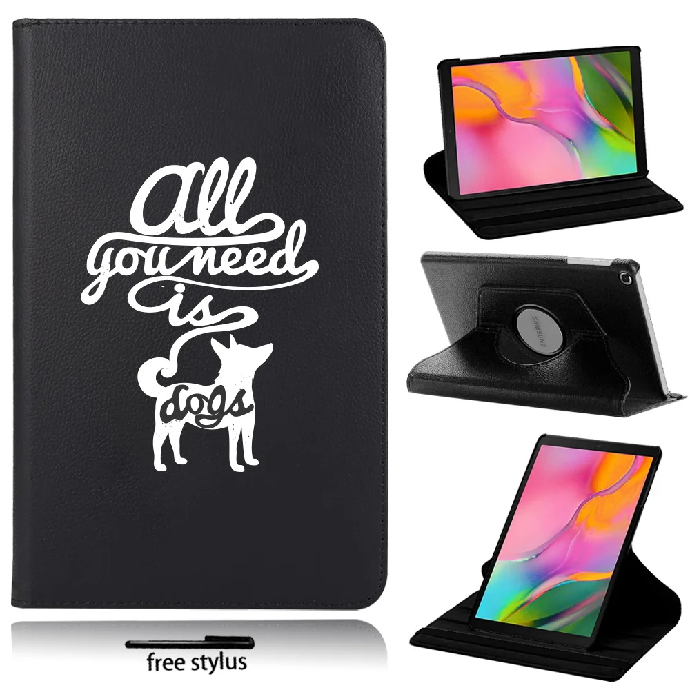 t510, t515, flip-top, branco-imagem, capa se encaixa guia s6 lite p610