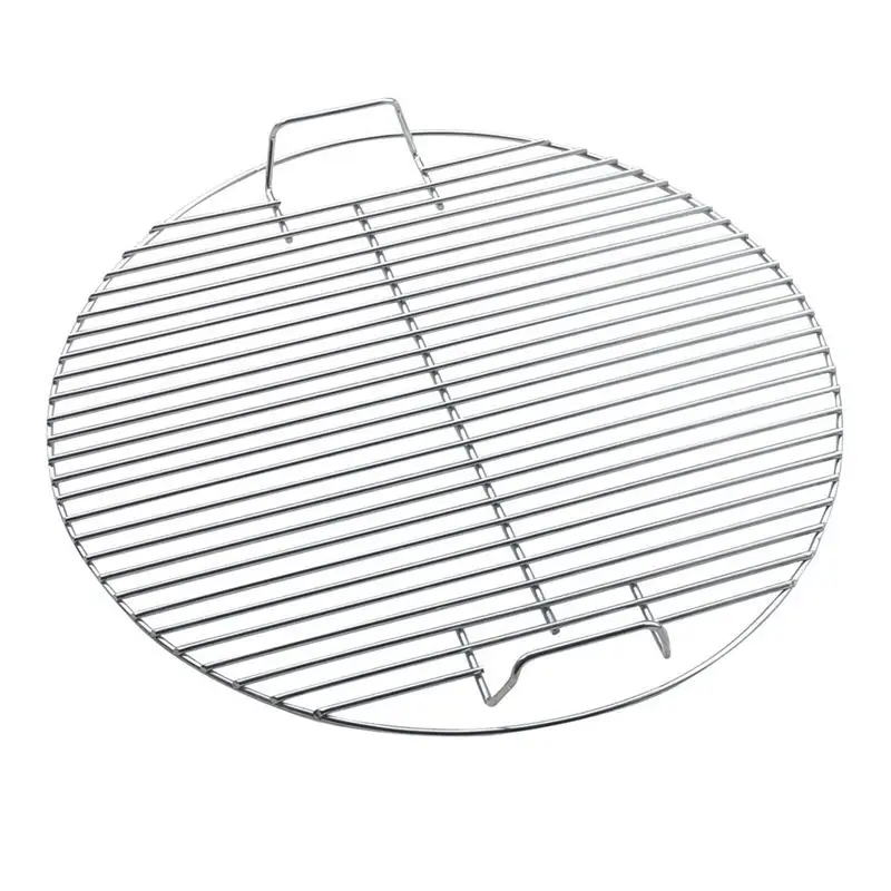

1PC Round Cooking Grates Stainless Steel Nonstick with Handle Cooking Grid Grill Pad BBQ Grate for Outdoor Barbecue