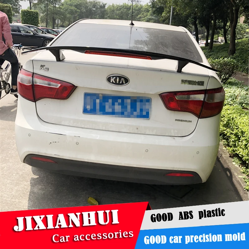 Спойлер для Kia K2 2011-2018 Rio спойлер из TF АБС-пластика цветной задний автомобиля |