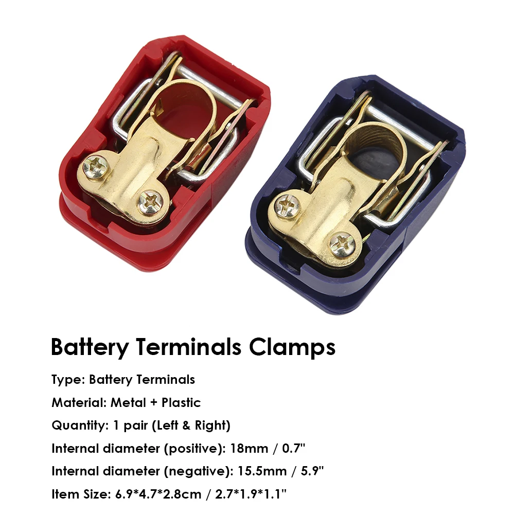 Авто универсальный 1 пара 12V Quick Release Батарея зажимы клемм для автомобиля Караван