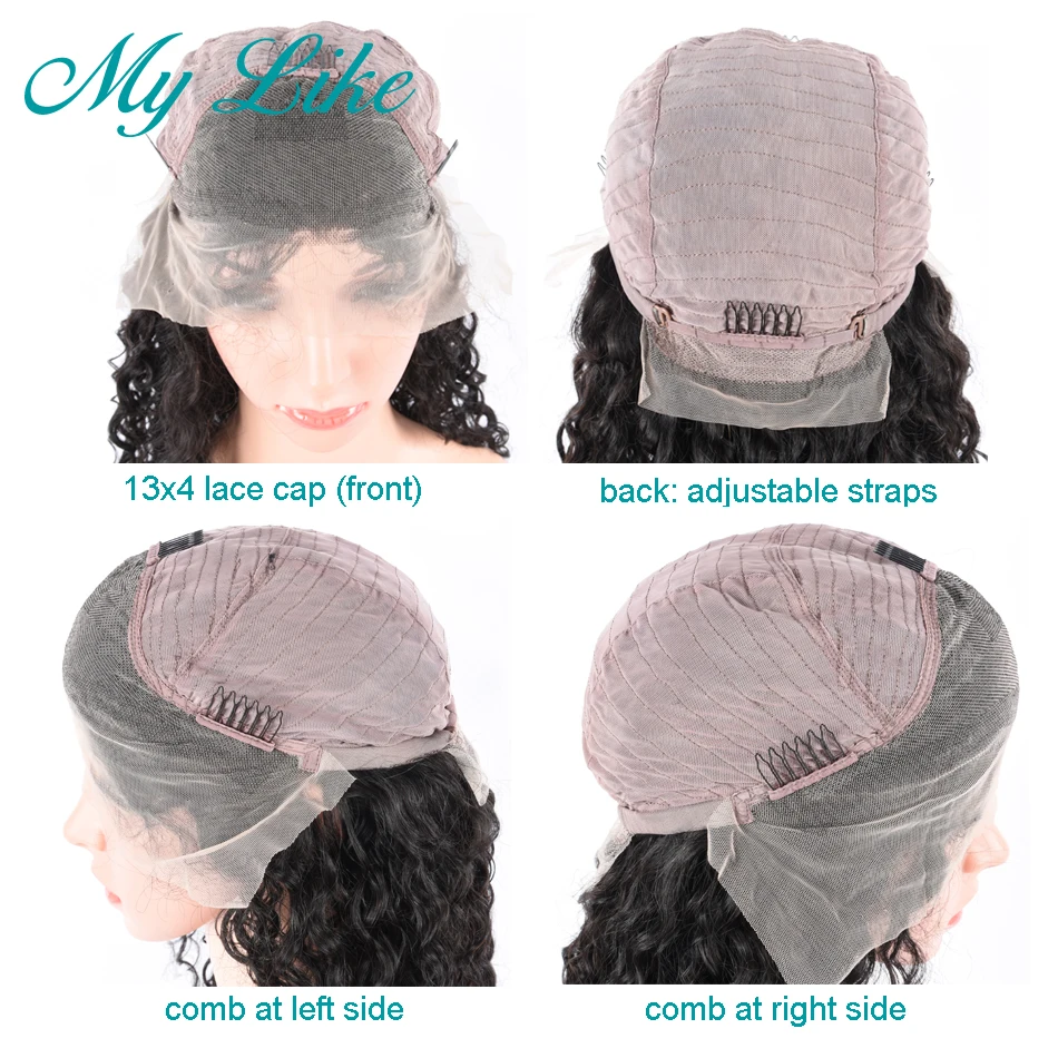 lace front wig curly 9