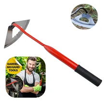 Stainless Steel Farm Hoe Gardening Farm Tool Digging So-il Vegetable Flower Dual Use Hoe Farmer Tools Accessories