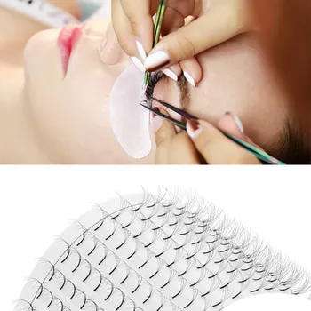 

3D/4D/5D6D Russian Volume Eyelashes Extension Long Stem Premade Fans Korean PBT Eyelash Make Up Tools