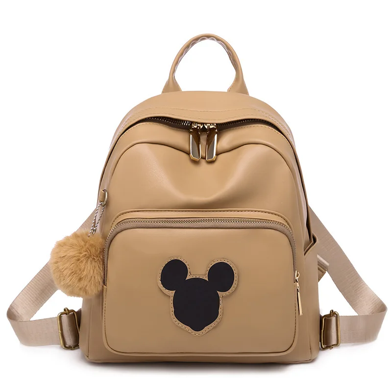 Сумка на плечо для мужчин и женщин Disney Mickey mouse женский рюкзак из искусственной