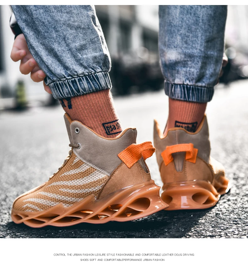 Спортивная обувь для мужчин с высоким берцем, амортизирующие кроссовки для взрослых, дышащая Спортивная обувь для занятий спортом на открытом воздухе, для тренировок, бега, Zapatillas