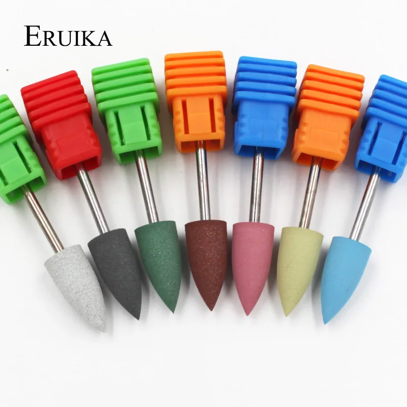 1 шт. силиконовые насадки для маникюра с пулевидной головкой|nail drill bits|nail drillmanicure