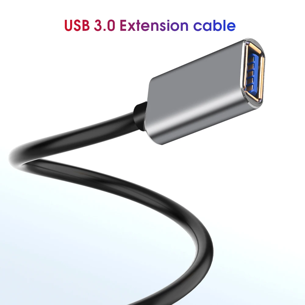 KEBIDU супер скорость USB 3,0 кабель USB удлинитель для Smart4 Xbox One USB3.0 для удлинителя данных шнур USB удлинитель 1 м