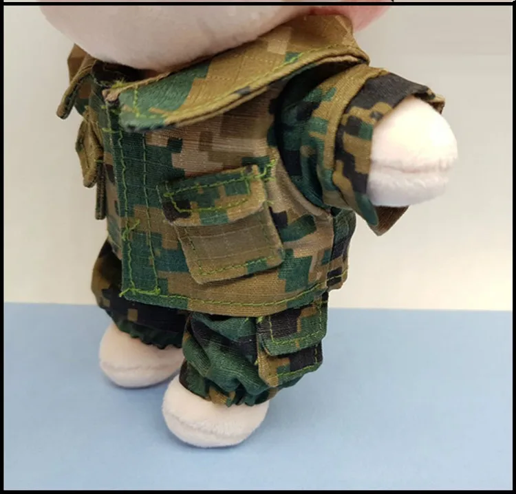 [MYKPOP] KPOP Одежда и аксессуары для кукол: армейская форма для кукол 20 см KPOP EXO/bigan/Bangtan коллекция фанатов SA19112701