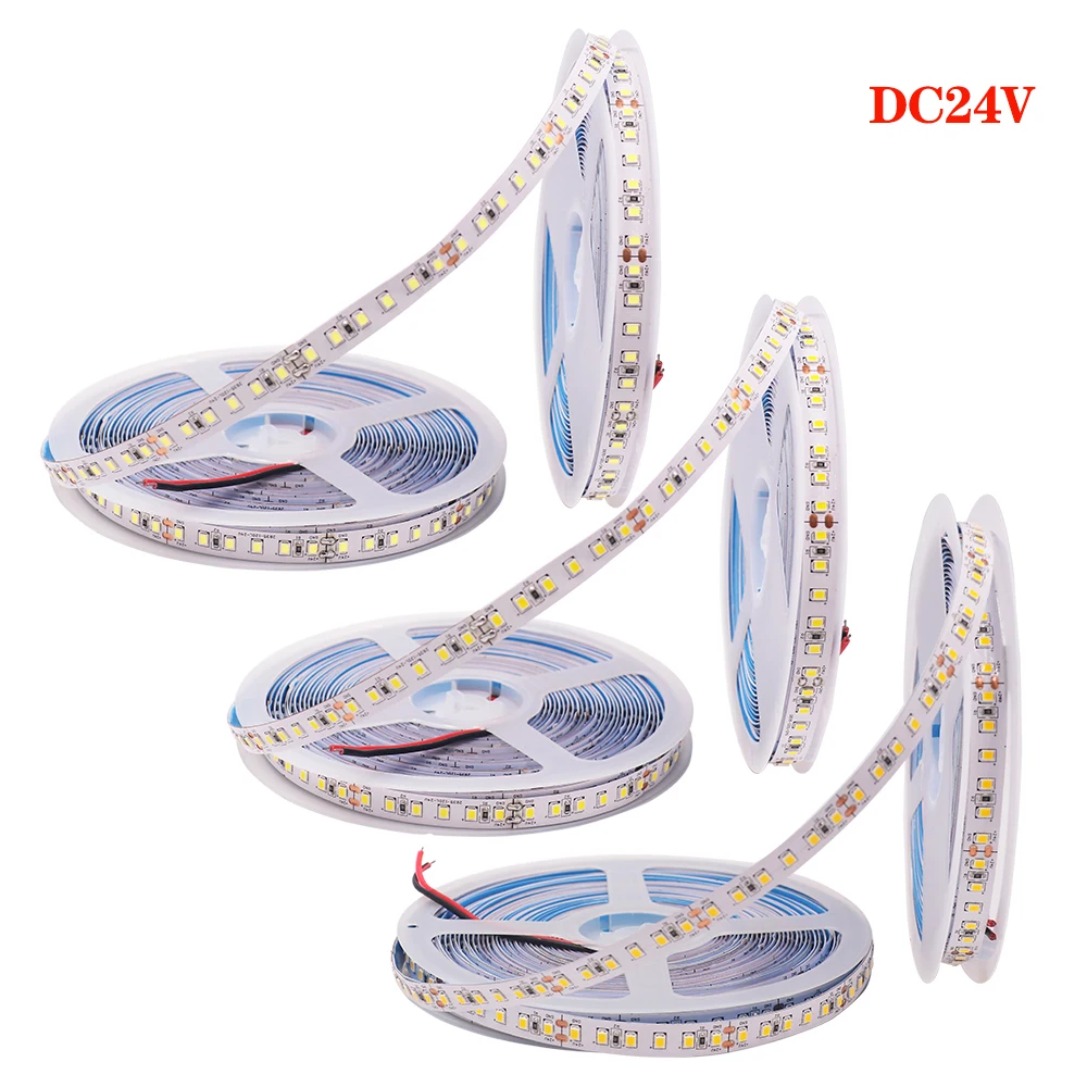 5 м DC 12 В 24 В светодиодный светильник 2835 SMD Светодиодная лента водонепроницаемая гибкая лента 300 светодиодный s 1200 светодиодный s светодиодный светильник домашний декор "сделай сам"