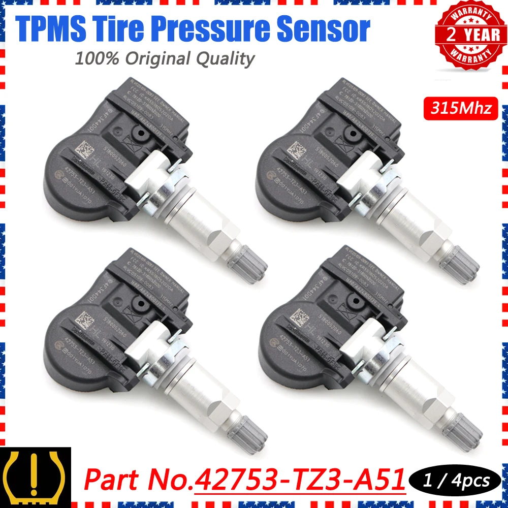 XUAN TPMS Tire Pressure Monitor Sensor 42753 TZ3 A51 For Honda Acura