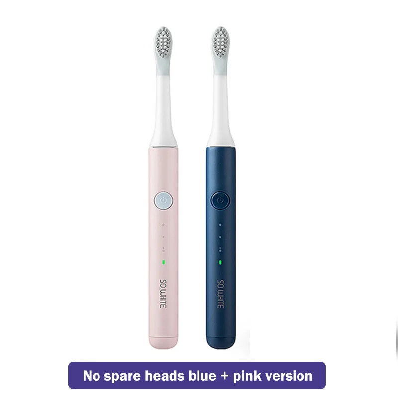 EX3 Blue And Pink SO WHITE EX3 Sonic Toothbrush for Xiaomi Mijia Ultrasonic Automatic Tooth Brush Rechargeable Waterproof Cleaning - Цвет: EX3 Blue And Pink