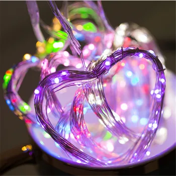 

Copper Wire LED String Lights Decoration Christmas Garland Fairy Lights party Wedding Lumineuse LED lights home Decorative Lamp