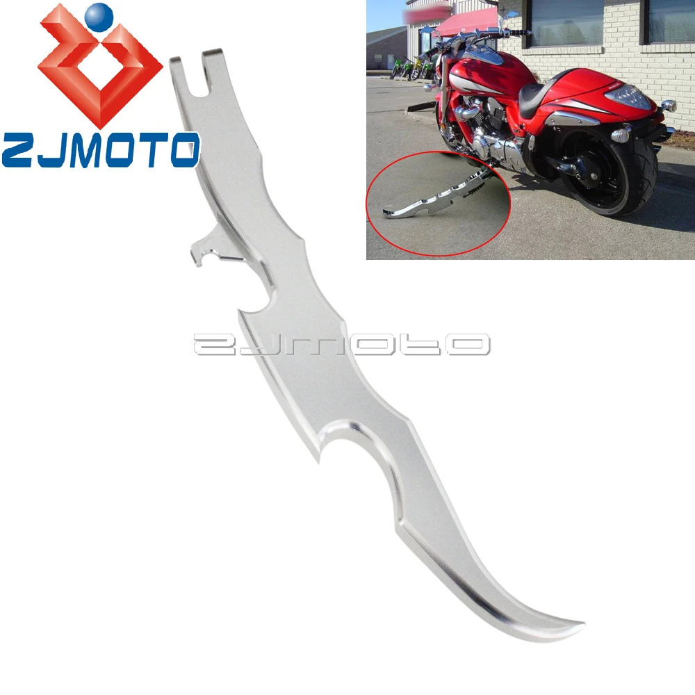 

Motorcycle Silver Kickstand For Suzuki Boulevard M109R 2006-2014 Side Stand Kick Stand For M109R 2010 2011 2012 2013
