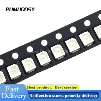 

100PCS/LOT 5050 SMD LED Diode Super Bright 5050 LED Blue Light