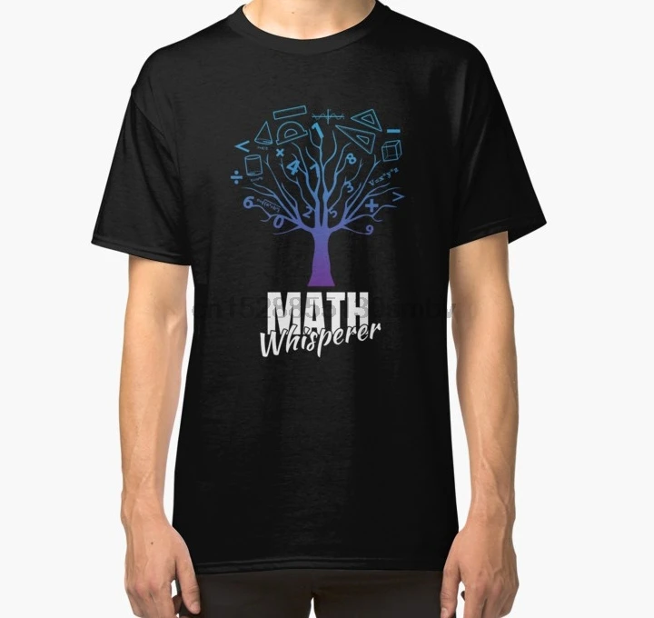 Мужская футболка с надписью Math Whisperer Gift Классическая для студентов школьников