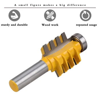 

Bevel tooth tenon knife tungsten steel bit industrial quality drill bit 1/2 shank