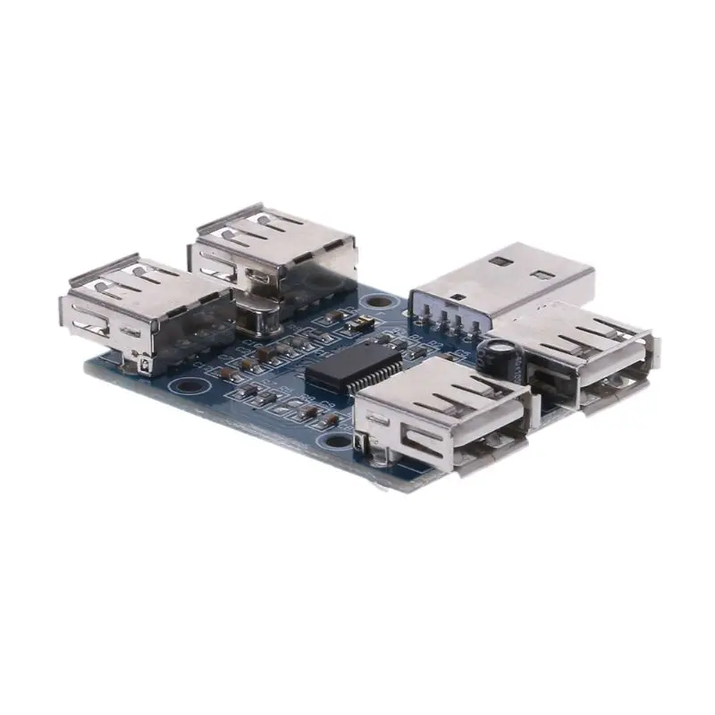 DC 5 V usb-хаб USB2.0 концентратор 4-женский Док-станция USB плата расширения Модуль 77UB |