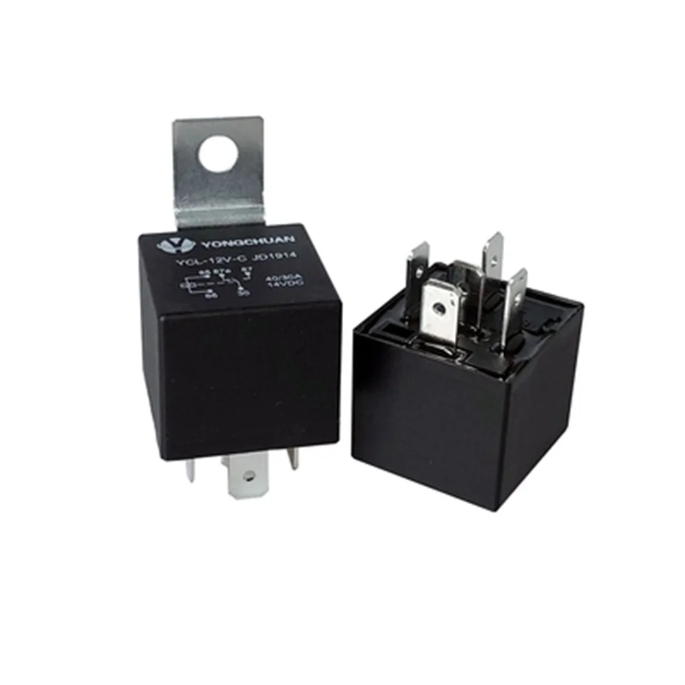High Quality Automobile relay JD1914/JD2914 JD1912/JD2912 DC 12V/24V 40A car 4pin 5pin with Square iron piece | Мебель