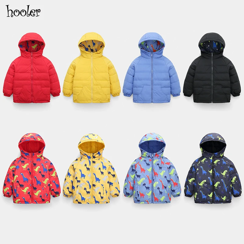 

Baby Girls Hooded Down Jackets For Kids Coats Autumn Boys Cartoon Warm Jacket Coat Jacket Toddler Girl Zipper Jacket Outerwear