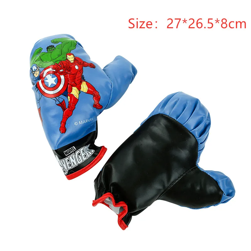 Disney Marvel Мстители плюшевые детские боксерские перчатки набор спортивных игрушек для детей начинающих День рождения Рождественские подарки более 3 лет
