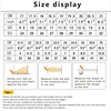 HROYL Latin Dance Shoes for Girls Women Ladies With Rhinestone Ballroom Modern Tango Dancing Performance Shoes 3.5/4CM Heels 6