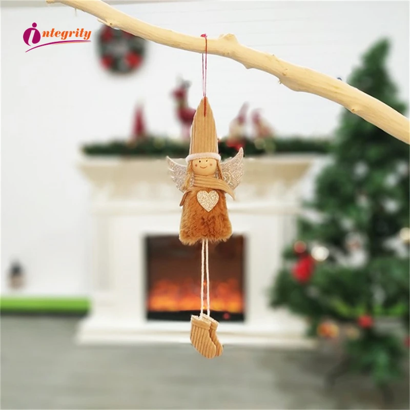 1 шт. Новогодняя плюшевая подвеска в виде ангела|Кулоны и подвески| |