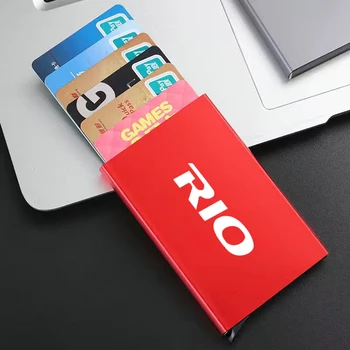 

Anti-theft Credit Card Package Smart Thin ID Card Package Automatically Solid Metal Bank Card For KIA RIO 3 4 2017-2019