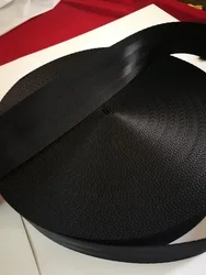 Colorful 30-Meter Universal Car Seat Belt Webbing for Personalized Modification (Black 30 meters)