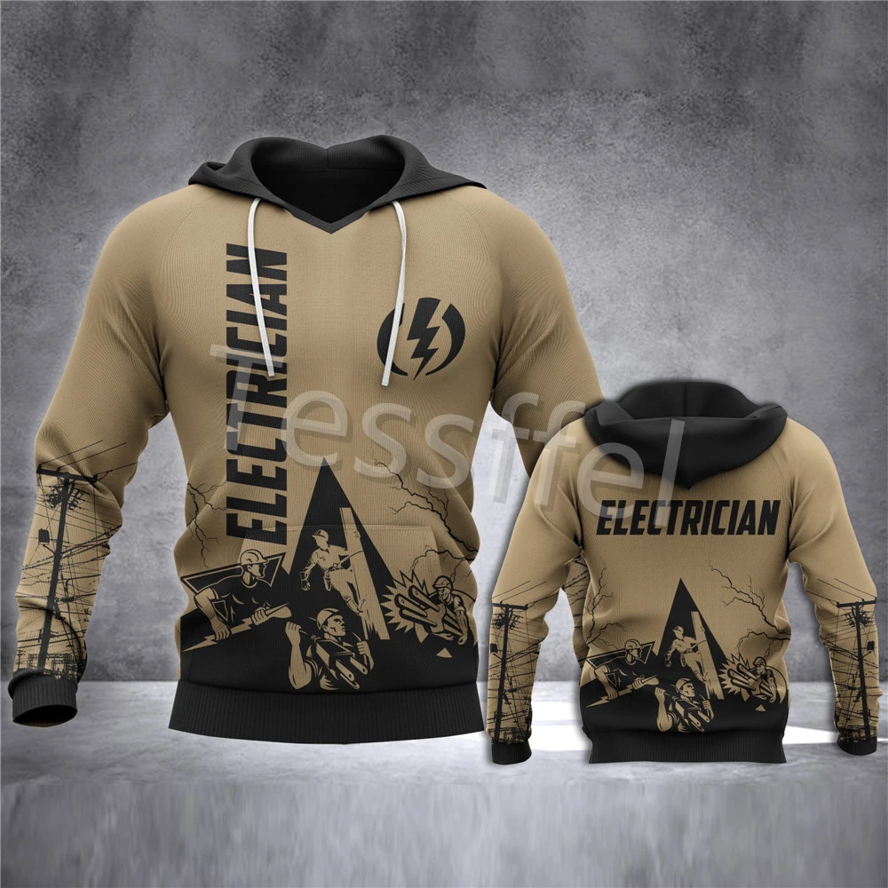 

Tessffel Electrician Worker 3D Printed New Fashion Harajuku Men's Hoodies Autumn/Winter Creative Zipper Jacket Style-9