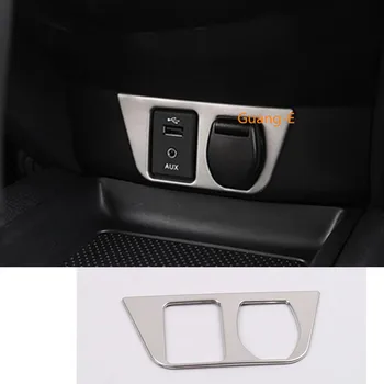 

Car Inner Rear Back Control Socket Charge Cigarette Smoke Lighter Switch Frame Stick Trim For Nissan Qashqai 2016 2017 2018