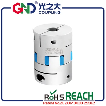 

GND coupling stepper motor GND D30 L35 hole mini 6mm max 24mm plum jaw shaped clamp shaft coupler for servo motor