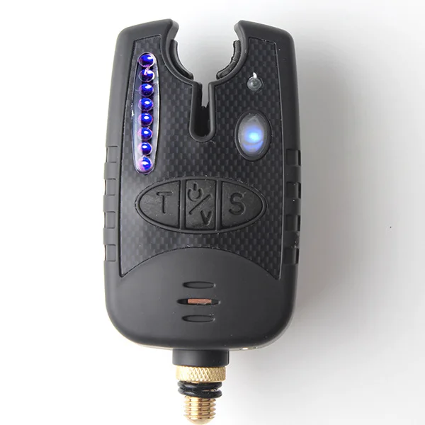 Blue led alaram Сигнализатор клева для рыбалки Водонепроницаемый светодиодный Удочка оповещение тон громкости звуковая удочка для рыбалки рыболовные снасти - Цвет: Blue led alaram