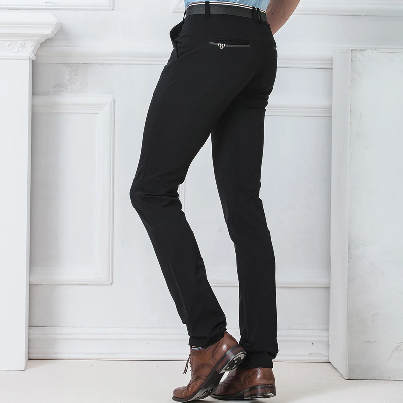 Повседневные брюки мужские штаны Большой размер комбинезон тонкий Hombre новые мужские брюки уличная однотонная мужская одежда 28-38 36 34