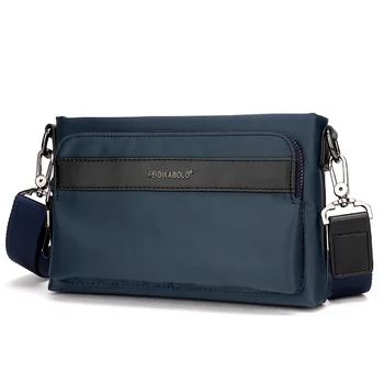 

NEW High quality Nylon Shoulder Bags Men Messenger Bag Promotional Small Crossbody Bag Business Man Bag Multifunction