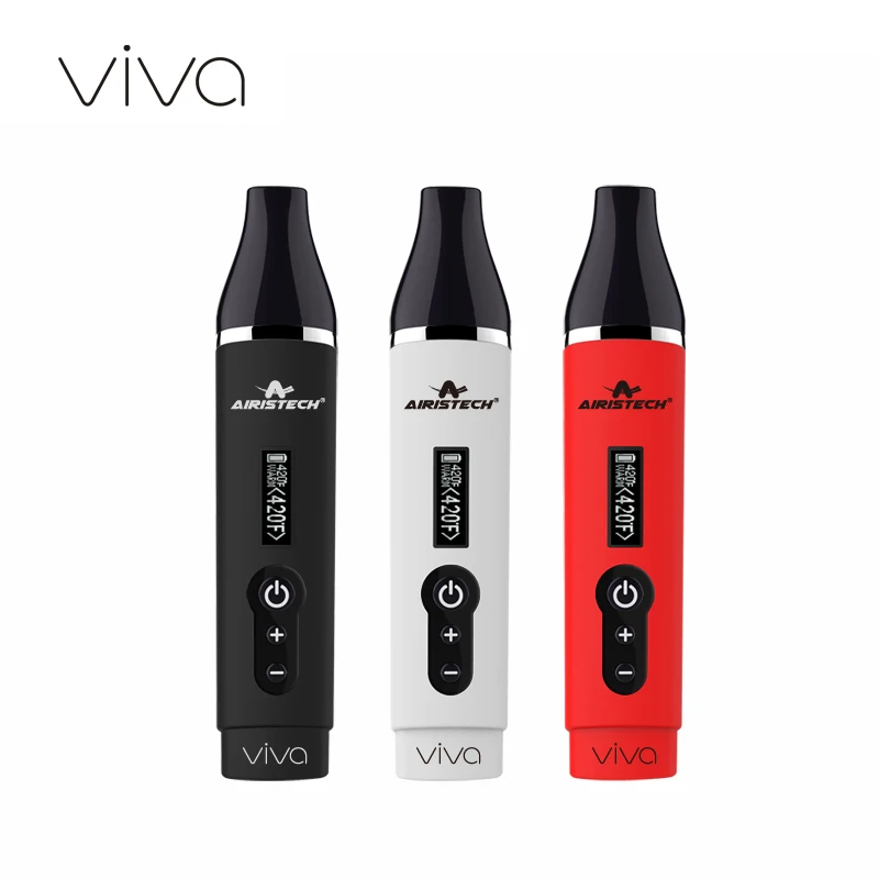 

Original Airistech Herbva Viva Kit E Cigarettes With 2200mah Built In Battery Dry Herb Vape