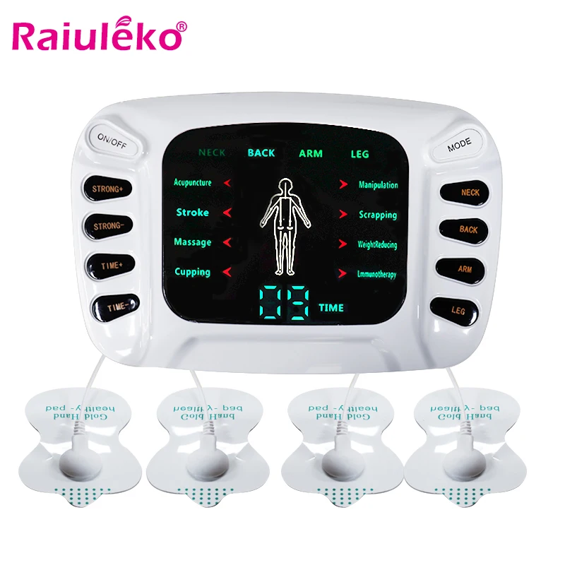 

8 Models EMS Electric Herald Tens Machine Acupuncture Body Massage Digital Therapy Massager Muscle Stimulator Electrostimulator