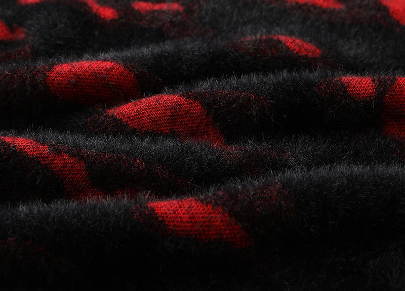 Бренд seestern одежда мужской черный свитер Мода Имитация норки свитер теплый Осень Зима Досуг Камуфляж Топы